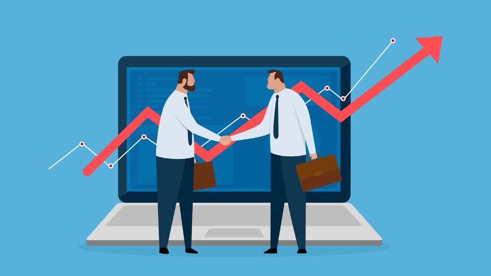 Graphs and charts illustrating day trading strategies on a digital tablet