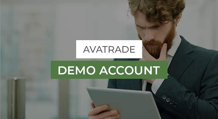 AvaTrade Demo Account interface showcasing Forex trading platform.