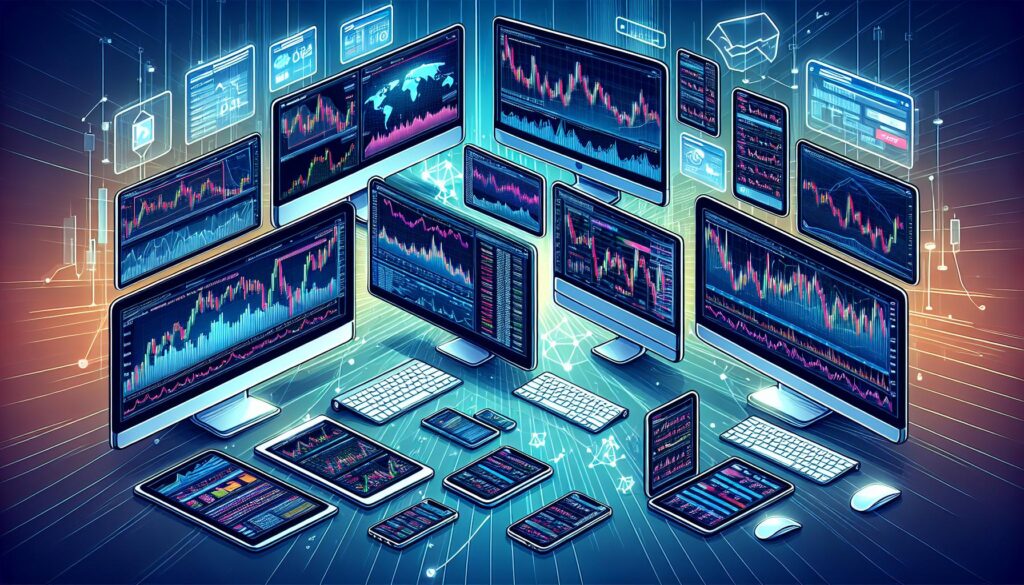 Interactive chart analysis using CMC Markets demo account software